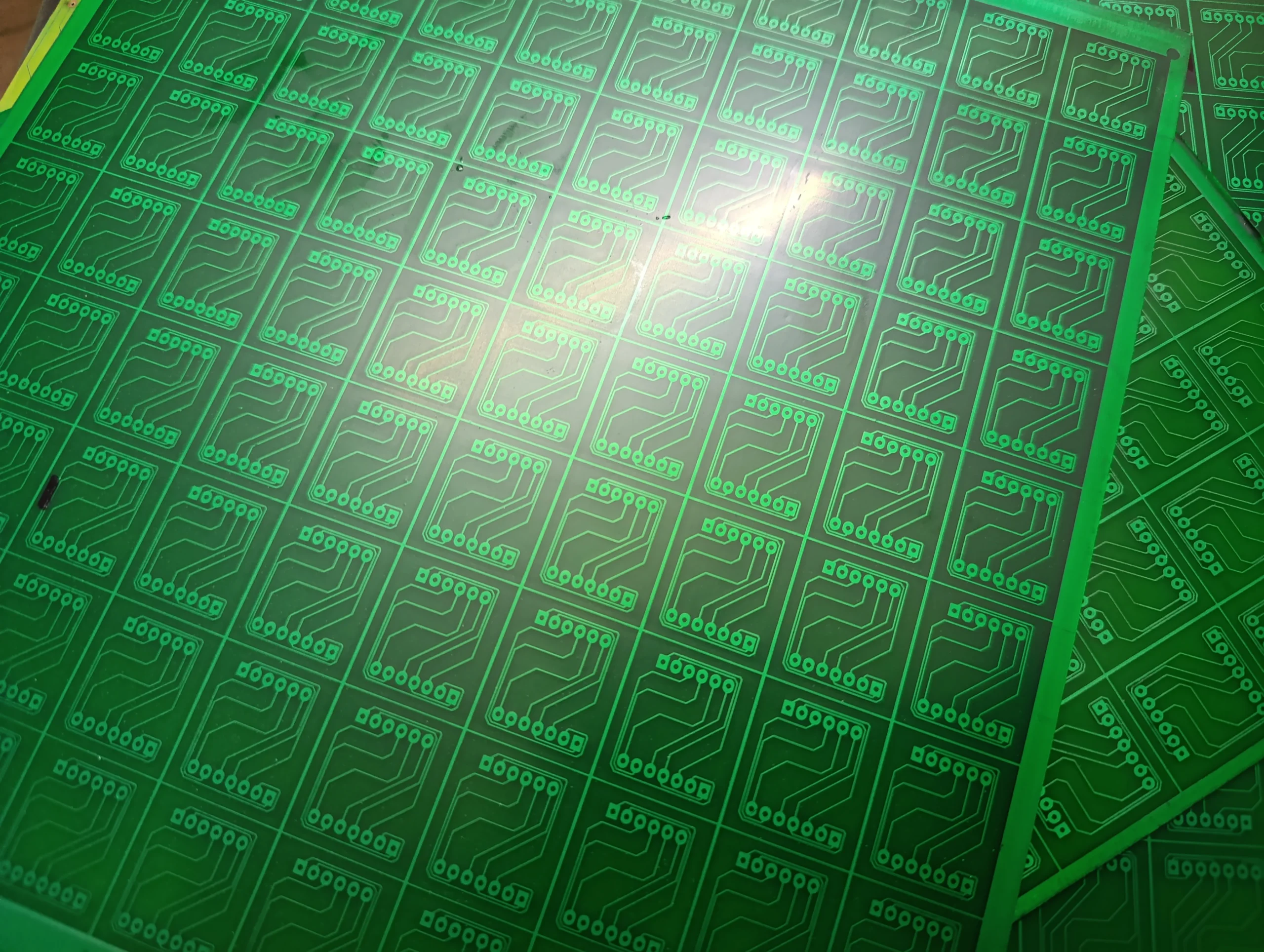 PCB with SMT components