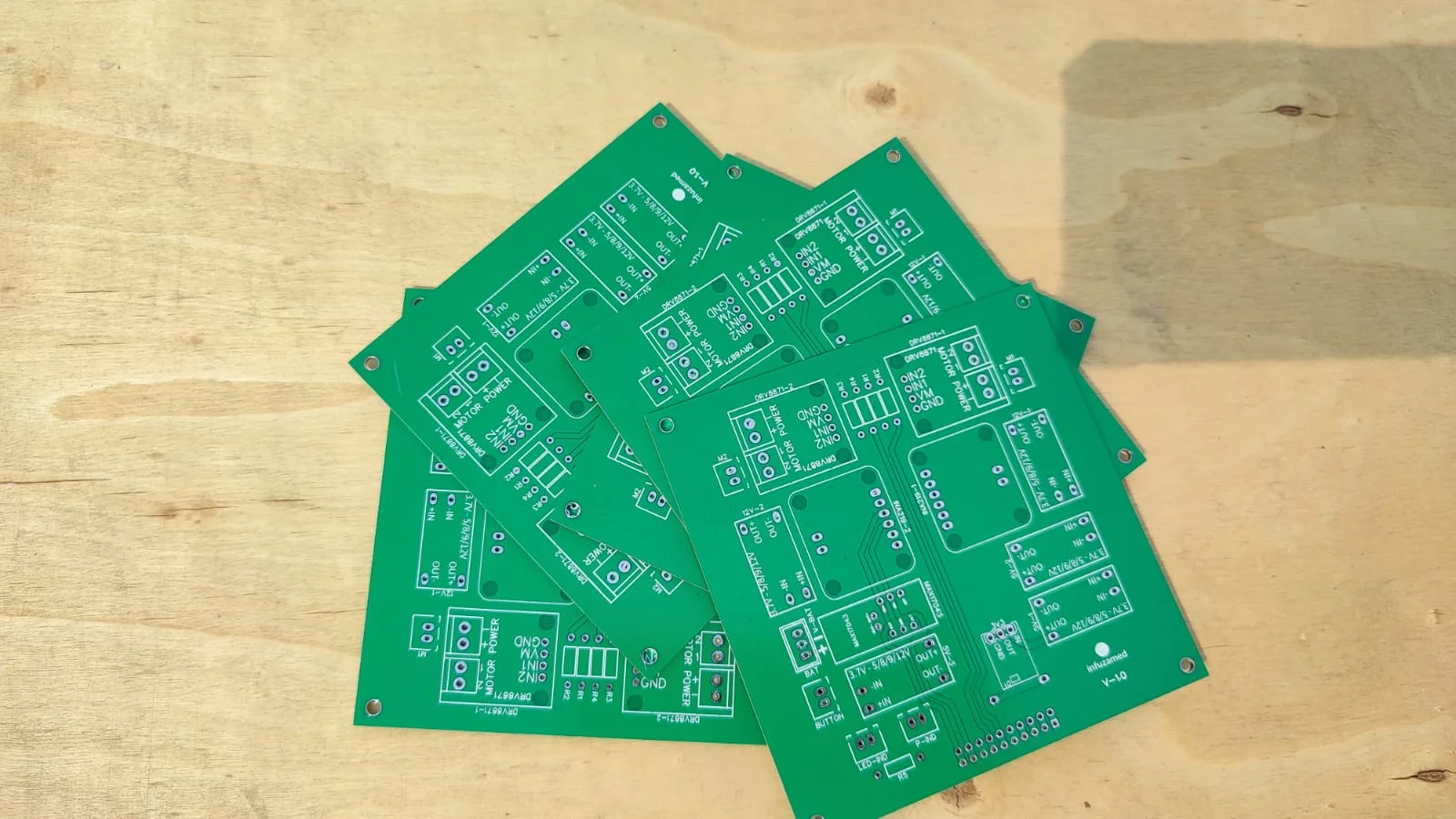 Precision double layer PCB fabrication