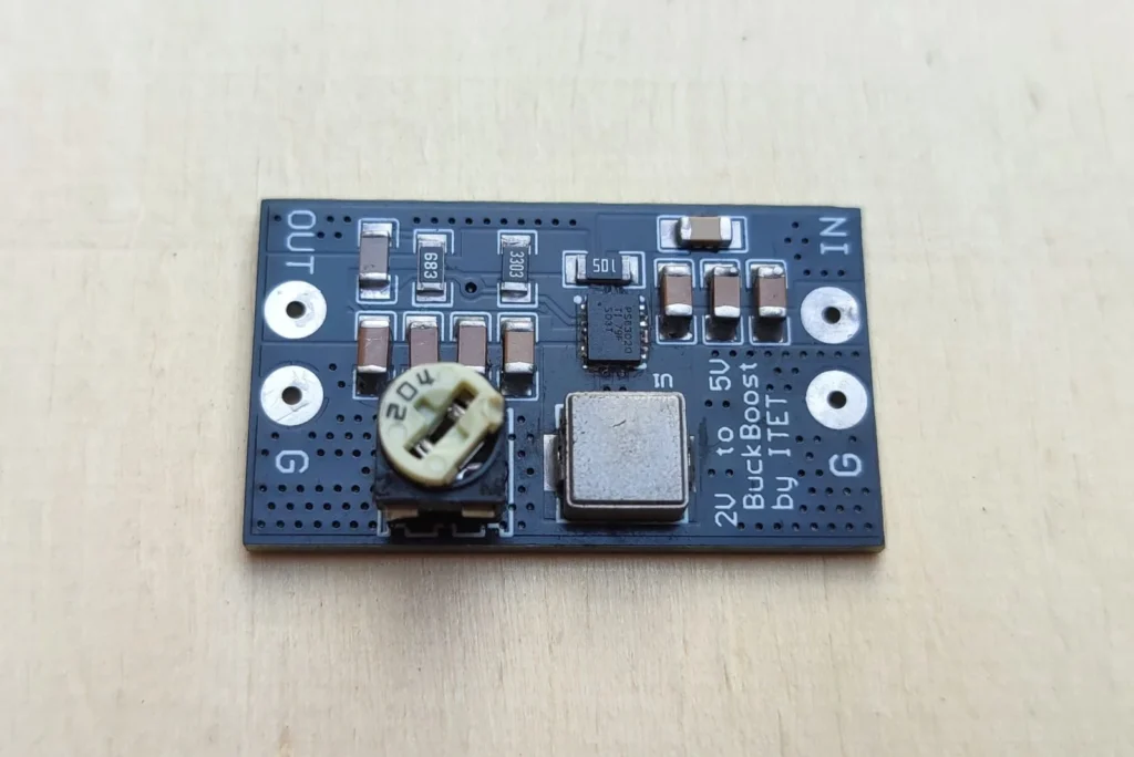 TPS63020 Automatic Buck-Boost Power Supply Module with Adjustable Trimmer by itet