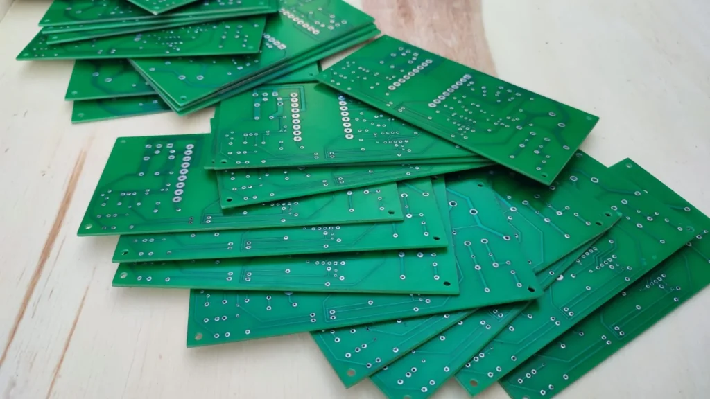 Single Layer PCB fabrication manufactured by Ittefaq Electrotech on FR4 material with green solder mask